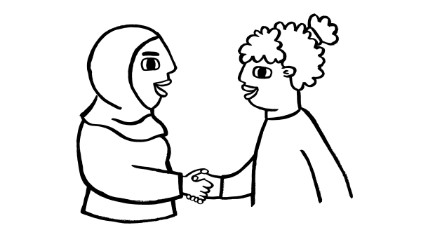 Illustration representing the concept of connection WellSpring Private School values