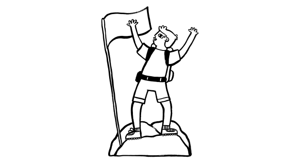 Illustration representing the concept of persistence WellSpring Private School qualities