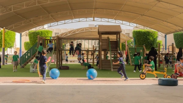 WellSpring Private School campus playground for our youngest learners