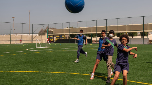 wellspring private school news and sport events like secondary students chasing football