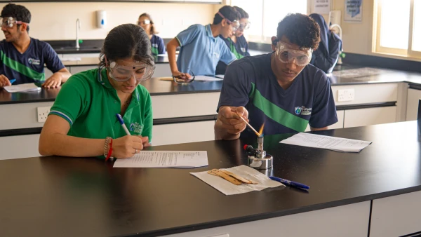 WellSpring Private School campus science lab with students conducting experiments